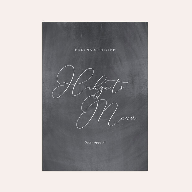Menükarte Hochzeit - Sweet Vintage