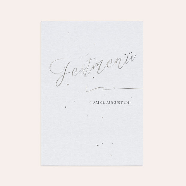 Menükarte Hochzeit - Liebestupfer