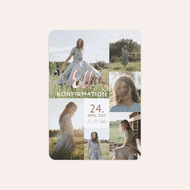 Konfirmationskarten - Sonne im Herzen