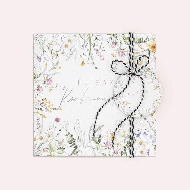 Konfirmationskarten - Blumentraum