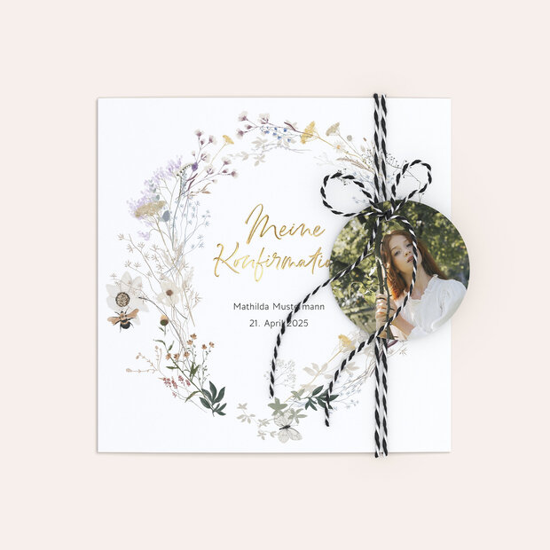 Konfirmationskarten - Hummelflug