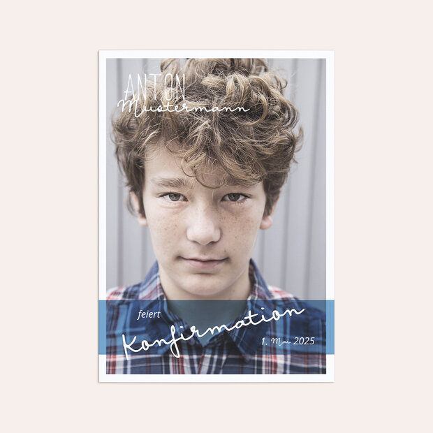 Konfirmationskarten - Portraitfoto