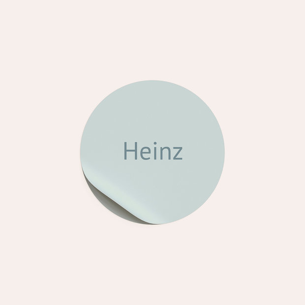 Geschenkaufkleber für Gastgeschenke - Famose