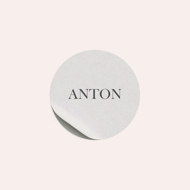 Geschenkaufkleber für Gastgeschenke - ABC-Wunder