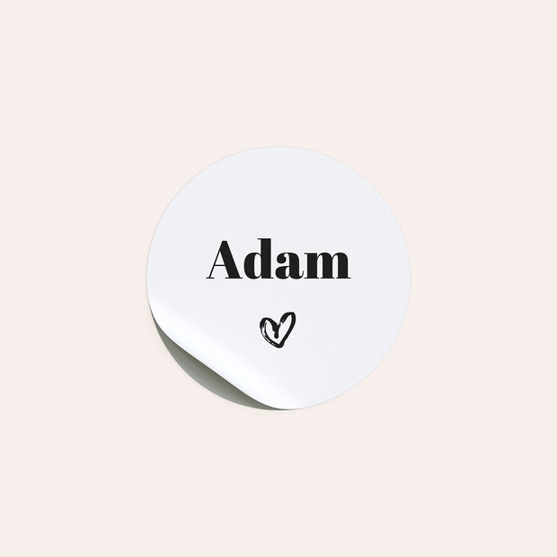 Geschenkaufkleber für Gastgeschenke - Liebesenergie