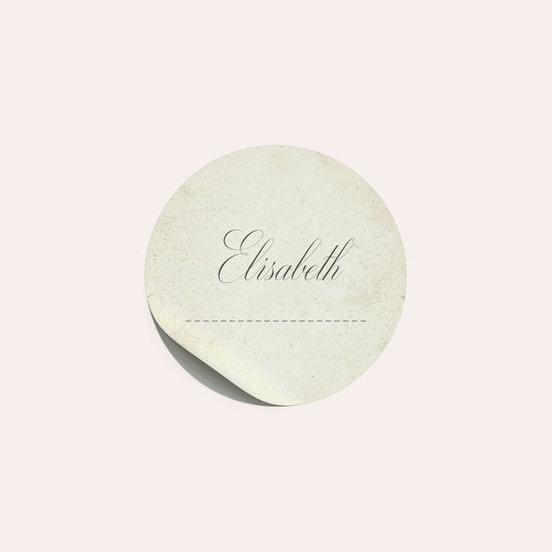 Geschenkaufkleber für Gastgeschenke - Jung geblieben