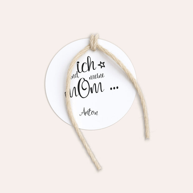 Geschenkanhänger Weihnachten - Momente der Freude