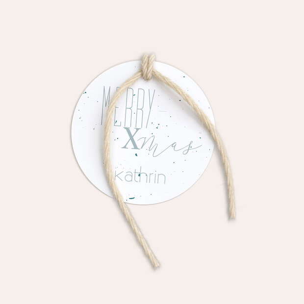 Geschenkanhänger Weihnachten - Memento