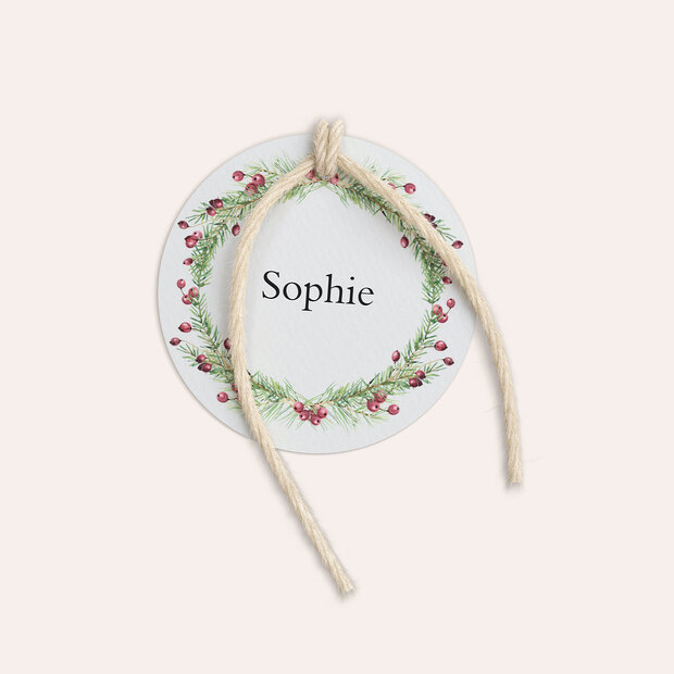 Geschenkanhänger Weihnachten - Weihnachtsmedaillon