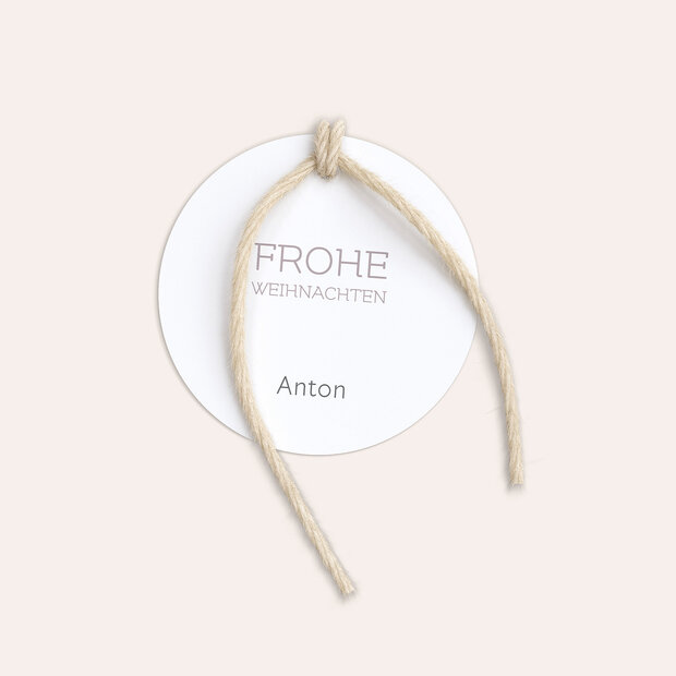 Geschenkanhänger Weihnachten - Schnee & Eis