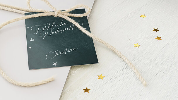 Geschenkanhänger Weihnachten - Zauberklang