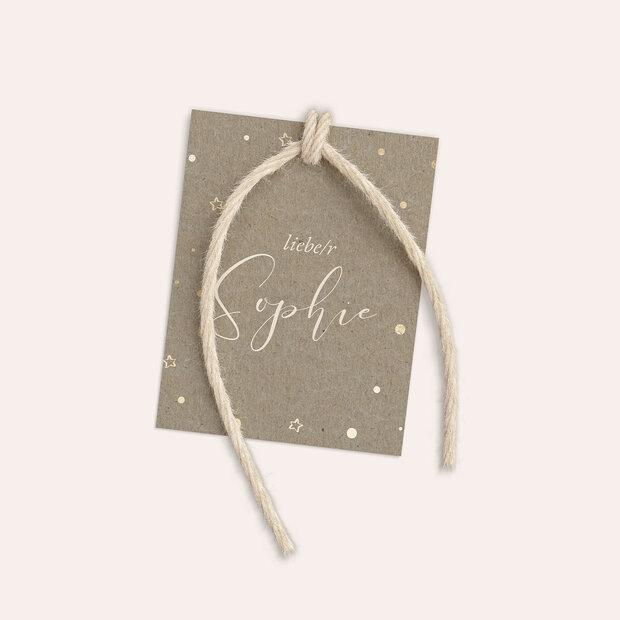 Geschenkanhänger Weihnachten - Christmas joy