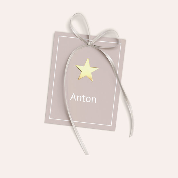 Geschenkanhänger Weihnachten - Weihnachtsstern