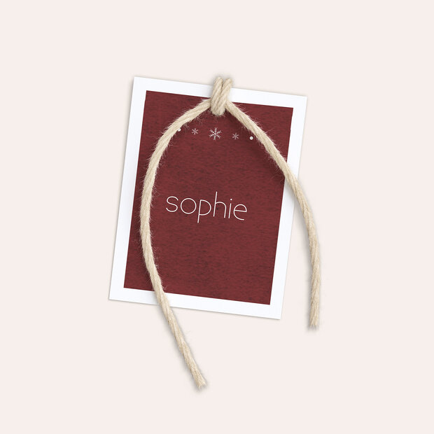 Geschenkanhänger Weihnachten - Weihnachtsfotowand