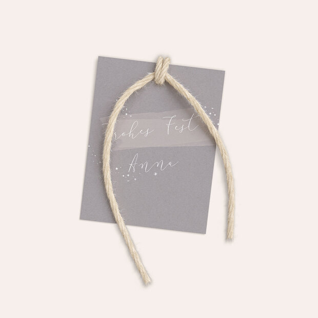 Geschenkanhänger Weihnachten - Leise Wege