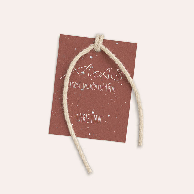 Geschenkanhänger Weihnachten - Milky Way