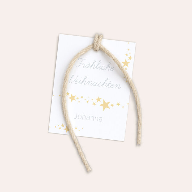 Geschenkanhänger Weihnachten - Weihnachtssternchen