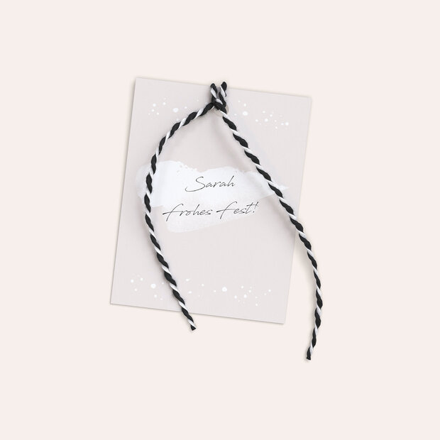 Geschenkanhänger Weihnachten - Flockenzauber