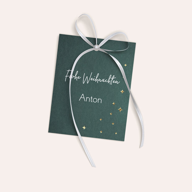 Geschenkanhänger Weihnachten - Sternenfreude