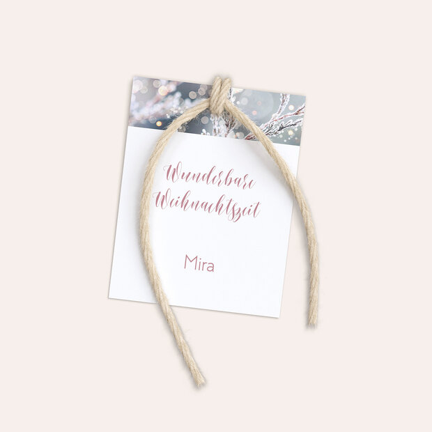 Geschenkanhänger Weihnachten - Märchenhaft