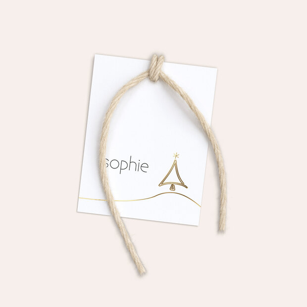 Geschenkanhänger Weihnachten - Weihnachtswäldchen