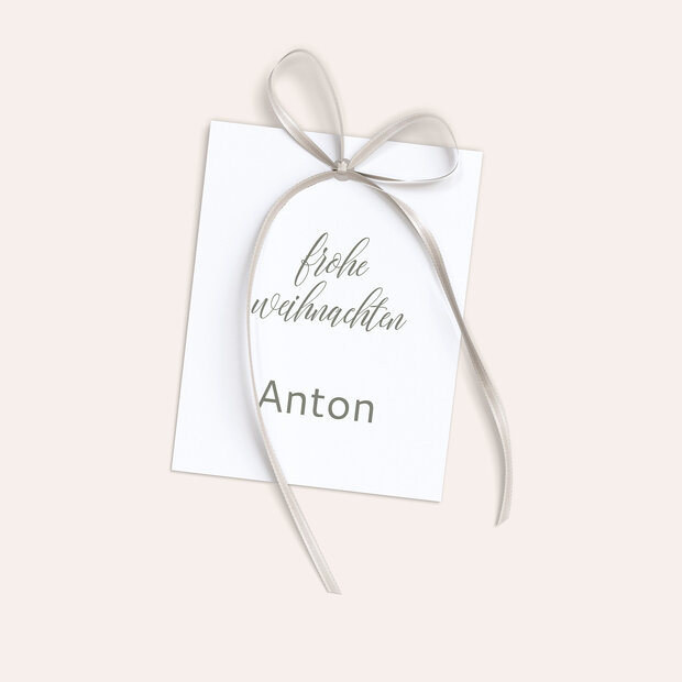 Geschenkanhänger Weihnachten - Weihnachtsfrohsinn