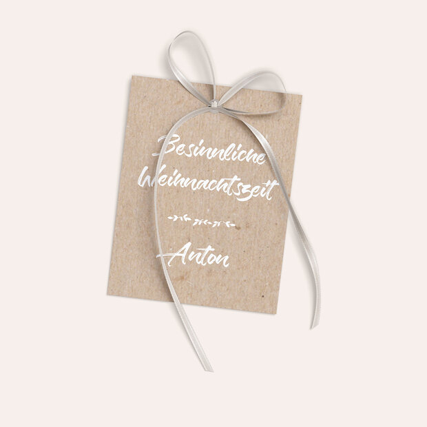 Geschenkanhänger Weihnachten - Canella