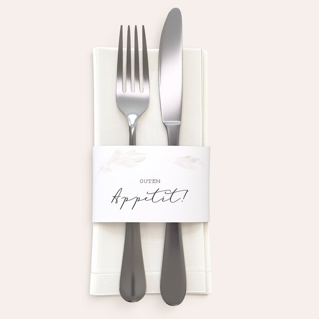Bestecktaschen und Serviettenanhänger allgemein - Bless you