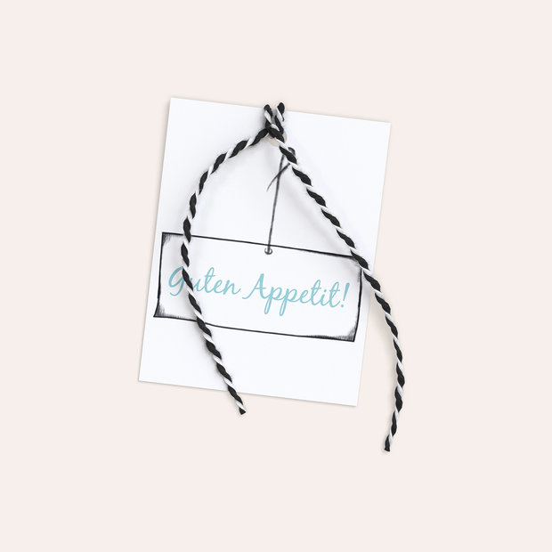 Bestecktaschen und Serviettenanhänger allgemein - Im Rampenlicht