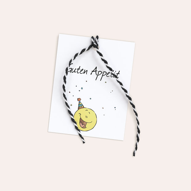 Bestecktaschen und Serviettenanhänger allgemein - Runder Geburtstag