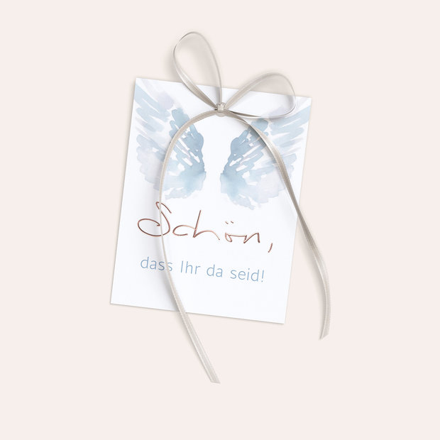 Bestecktaschen und Serviettenanhänger allgemein - Unser Engel