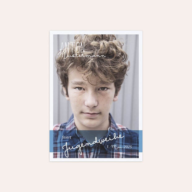 Jugendweihe Karten - Portraitfoto