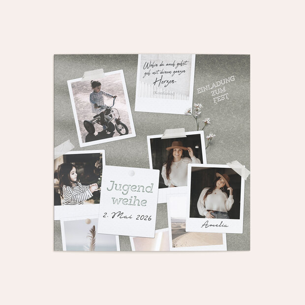 Jugendweihe Karten - Stationen des Lebens