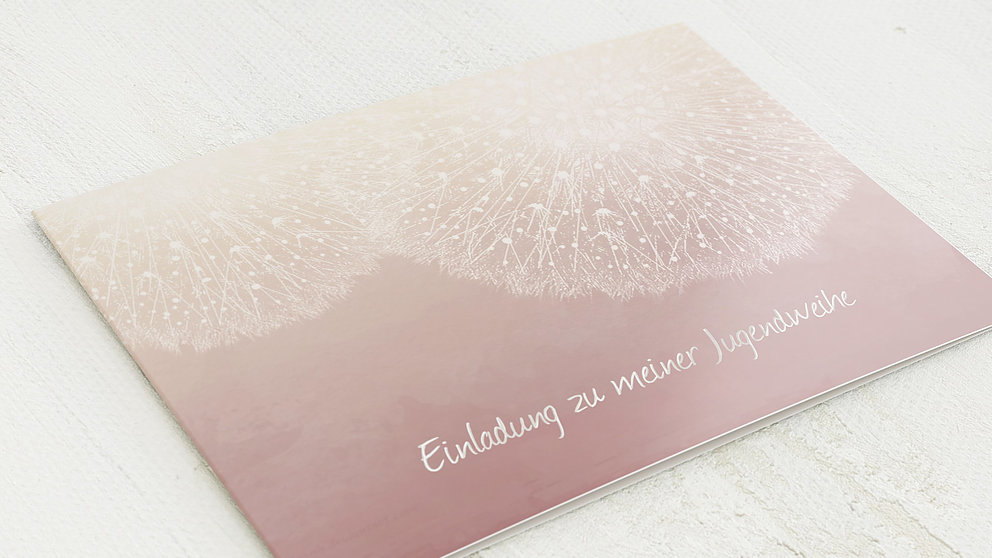 Jugendweihe Karten Lowenzahn Detail