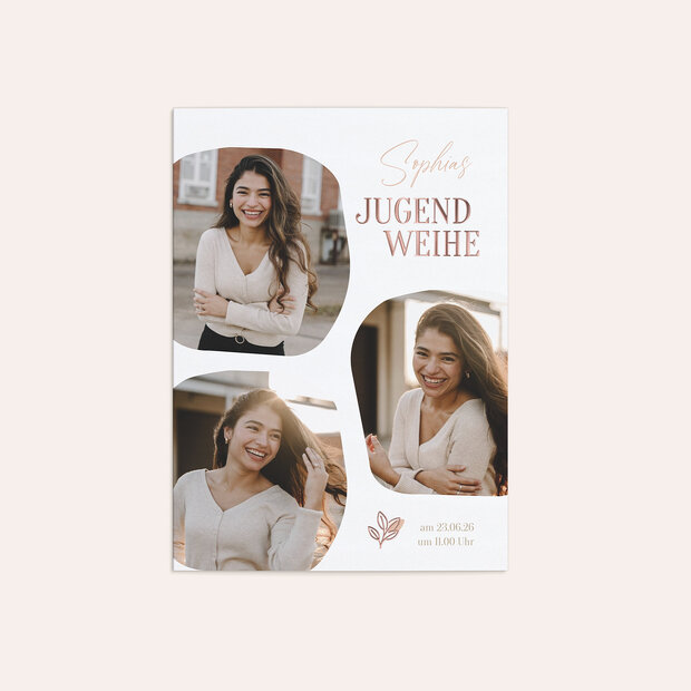 Jugendweihe Karten - Mit offenem Herzen