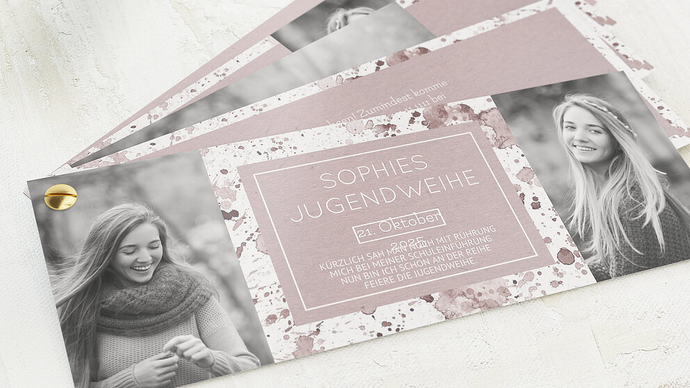 Jugendweihe Karten Jugendweihe-Impression Detail