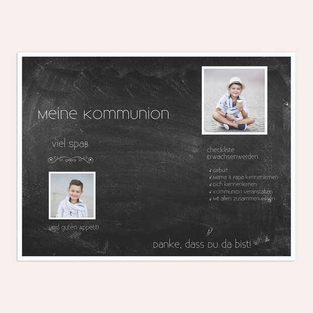 Tischset Kommunion - Kommunionstafel