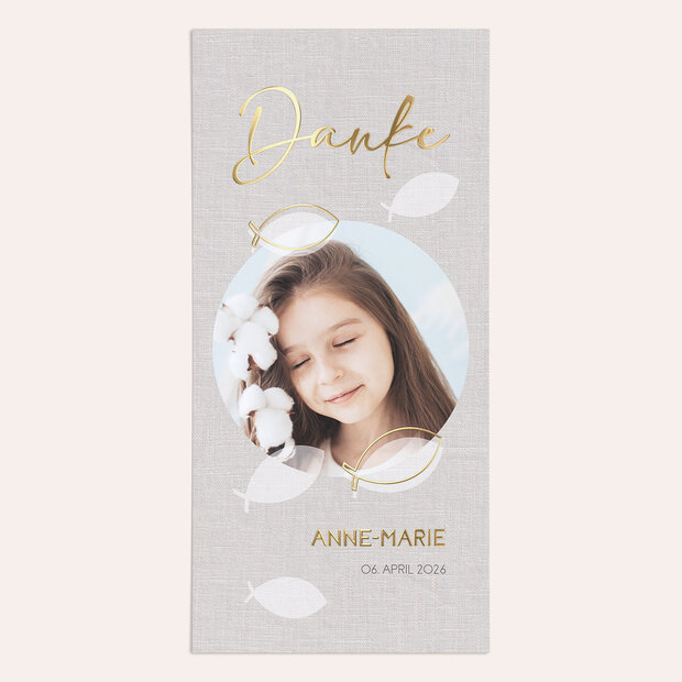 Danksagungen zur Kommunion - Fröhlicher Fischschwarm