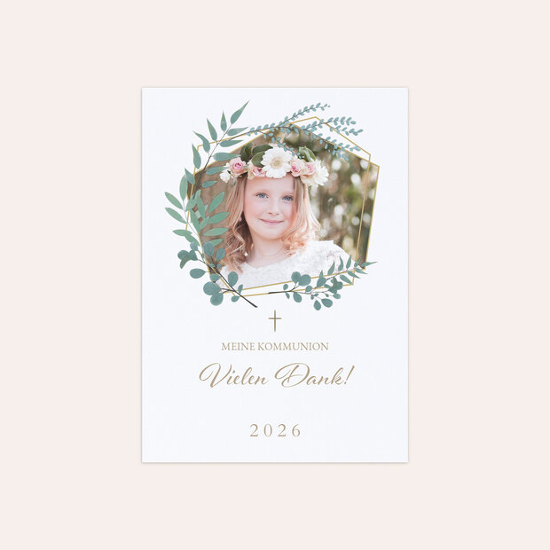 Danksagungen zur Kommunion - Wald & Wiese