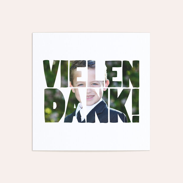 Danksagungen zur Kommunion - Fototext