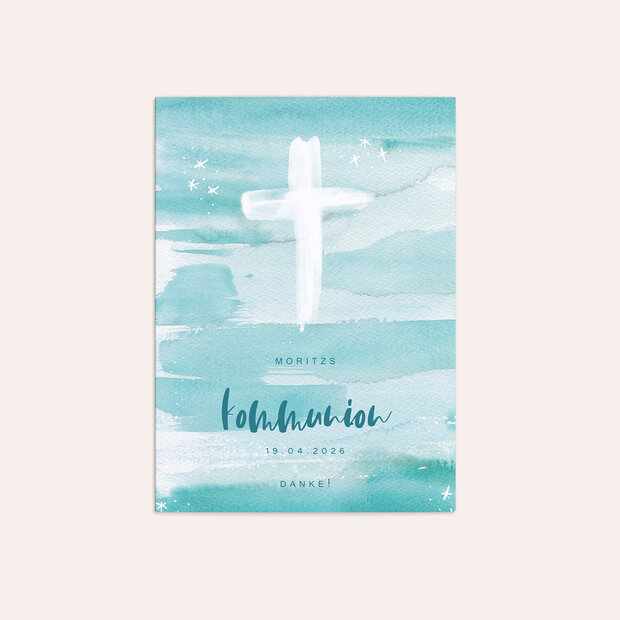 Danksagungen zur Kommunion - Zeichen des Kreuzes