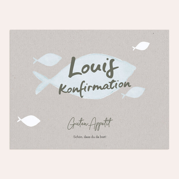 Tischset Konfirmation - Frisch Gewagt