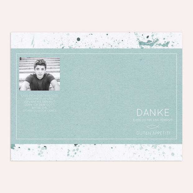 Tischset Konfirmation - Konfirmations-Impression