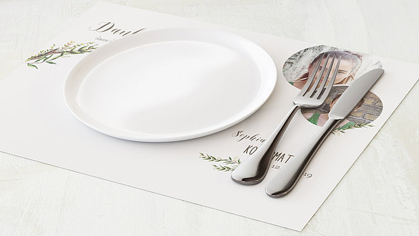 Tischset Konfirmation - Konfirmationkranz