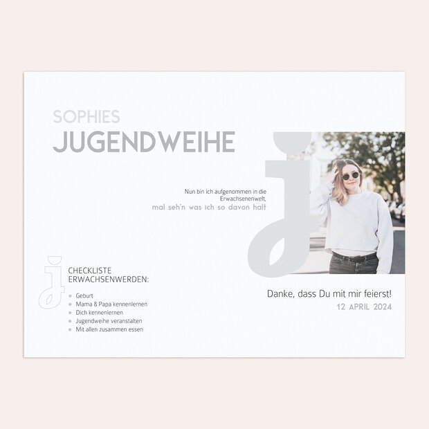 Tischset Jugendweihe - Symbolik