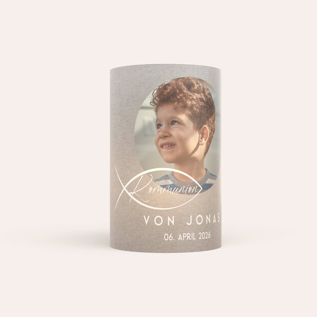 Windlicht Kommunion - Mein besonderer Tag