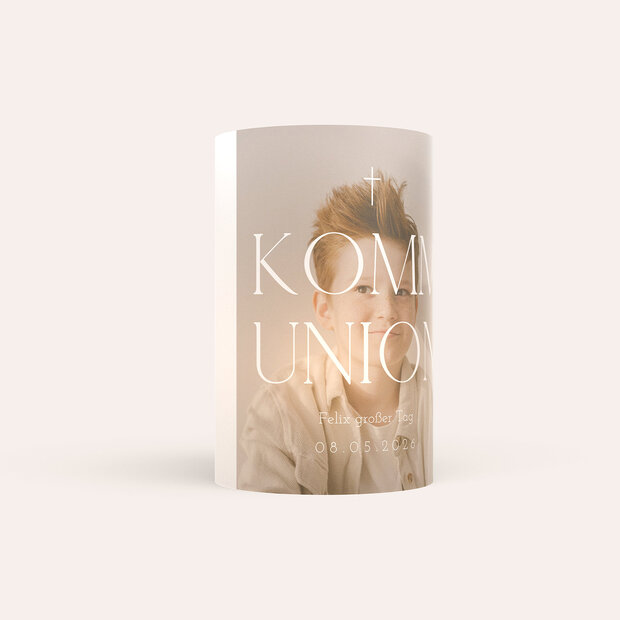 Windlicht Kommunion - Pure Light