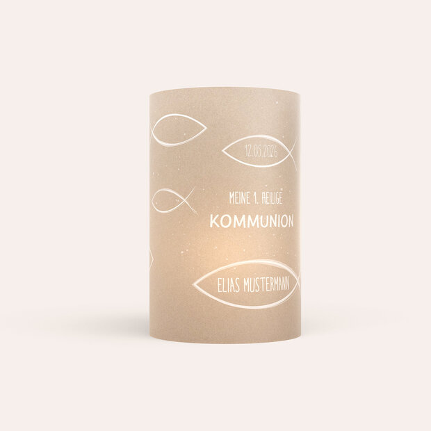 Windlicht Kommunion - Mein Moment