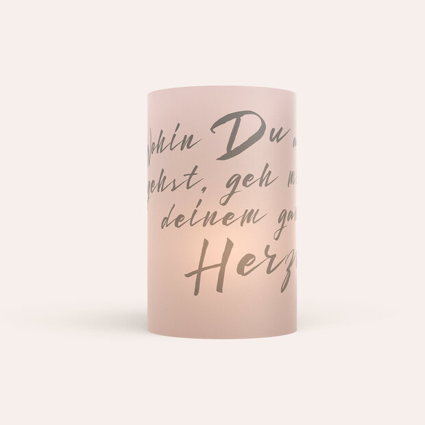 Windlicht Jugendweihe - Geh mit