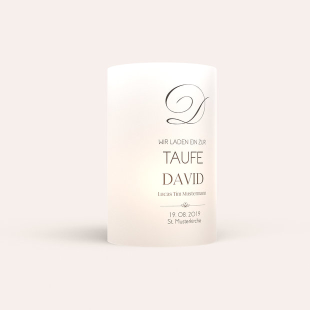 Windlicht Taufe - Cocotte